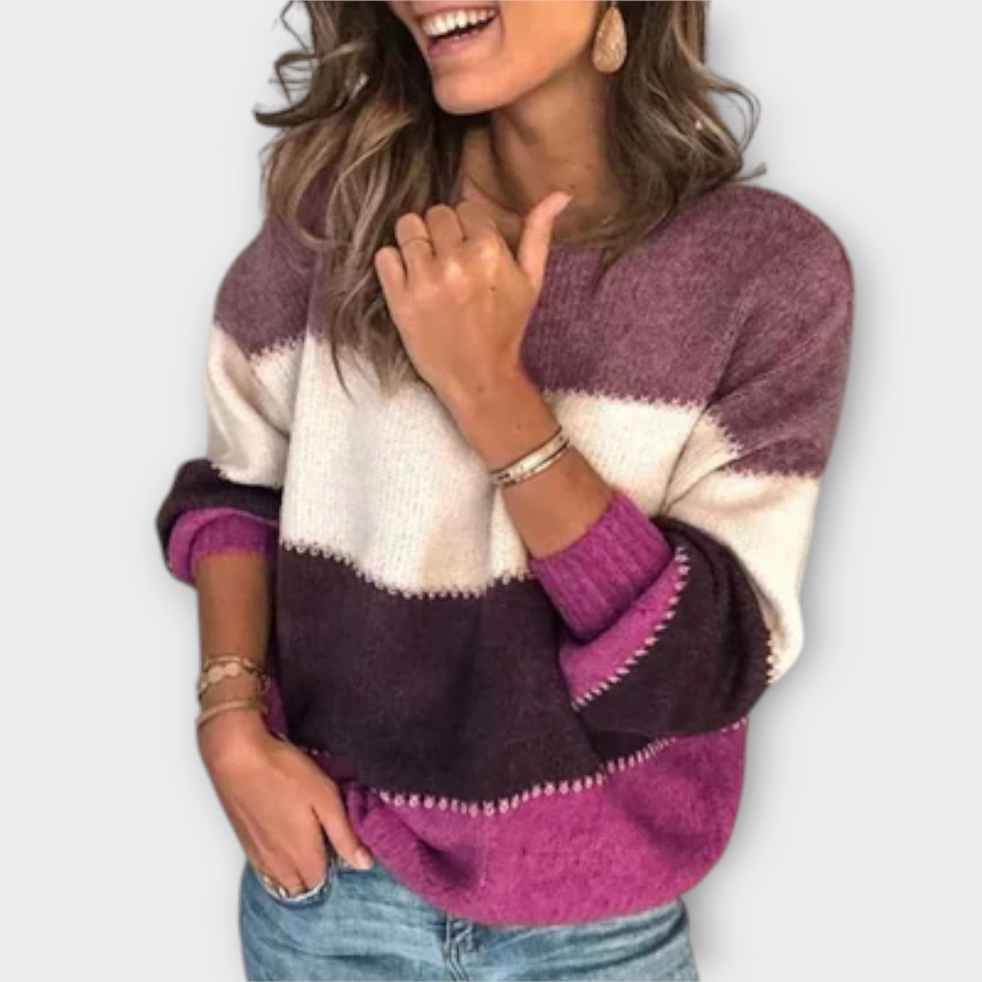 Elisa - Sweter Casual i Wygodny