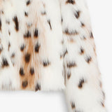 KURTKA Z SZTUCZNEGO FUTRA W LEOPARDZIE