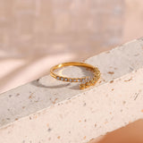 Sereliette | Pierścionek Shine w Złocie 18K