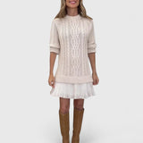 Elora - Sofistykowana sukienka swetrowa