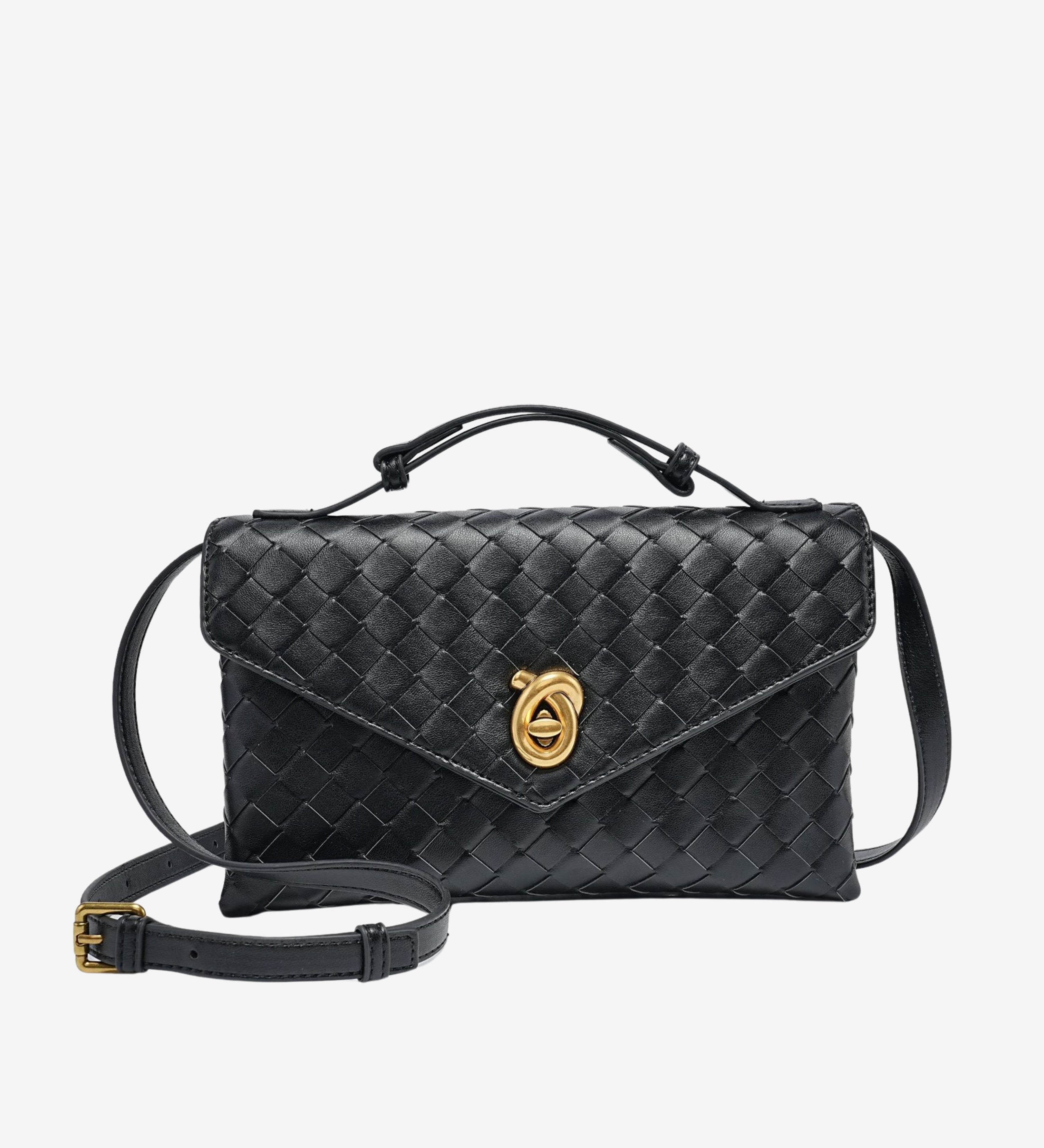 Sofia | Mini Torebka Crossbody z Teksturowanego Materiału