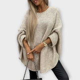 Isabelle - Elegancki Sweter Damski z Okrągłym Dekoltem