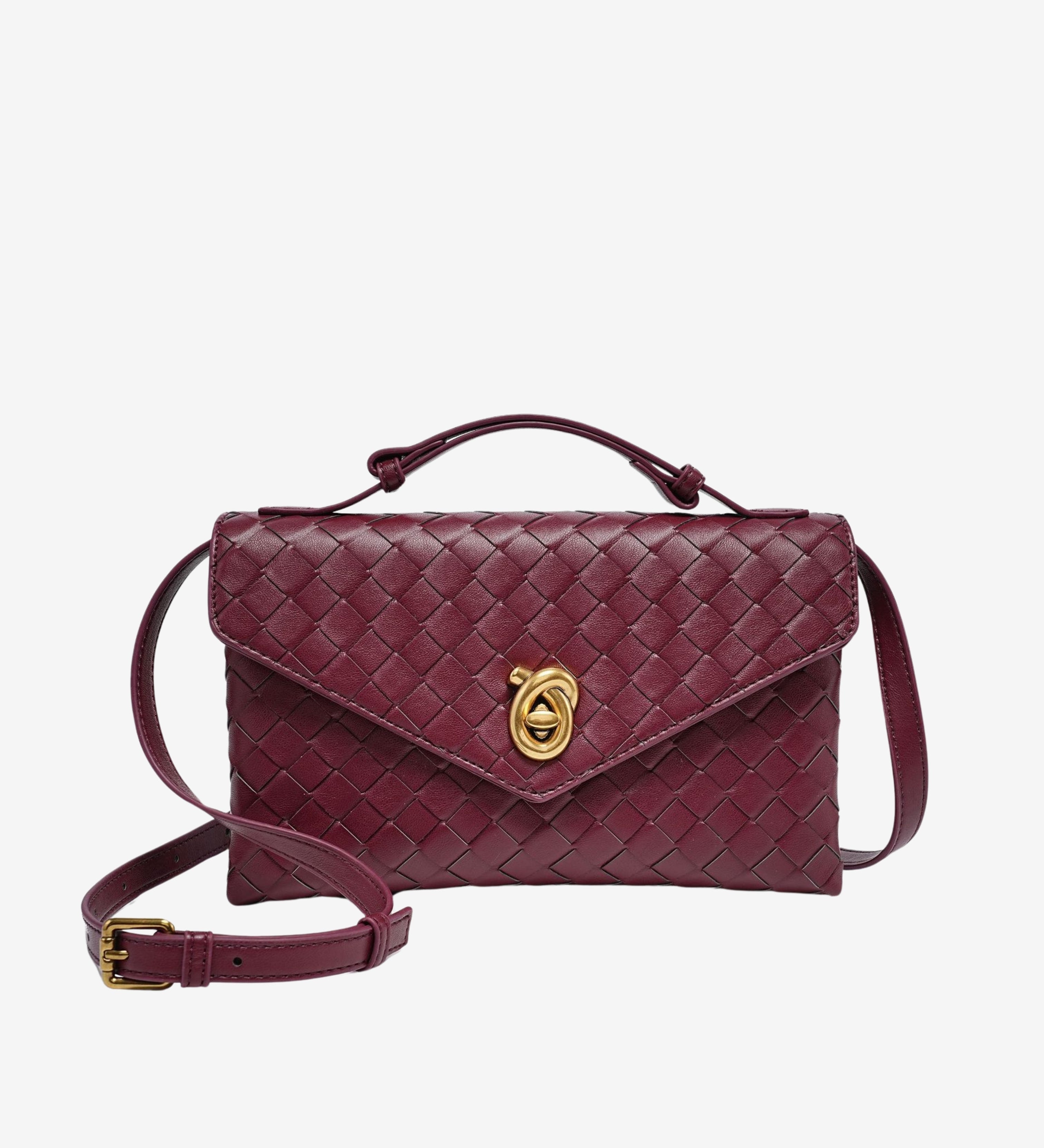 Sofia | Mini Torebka Crossbody z Teksturowanego Materiału