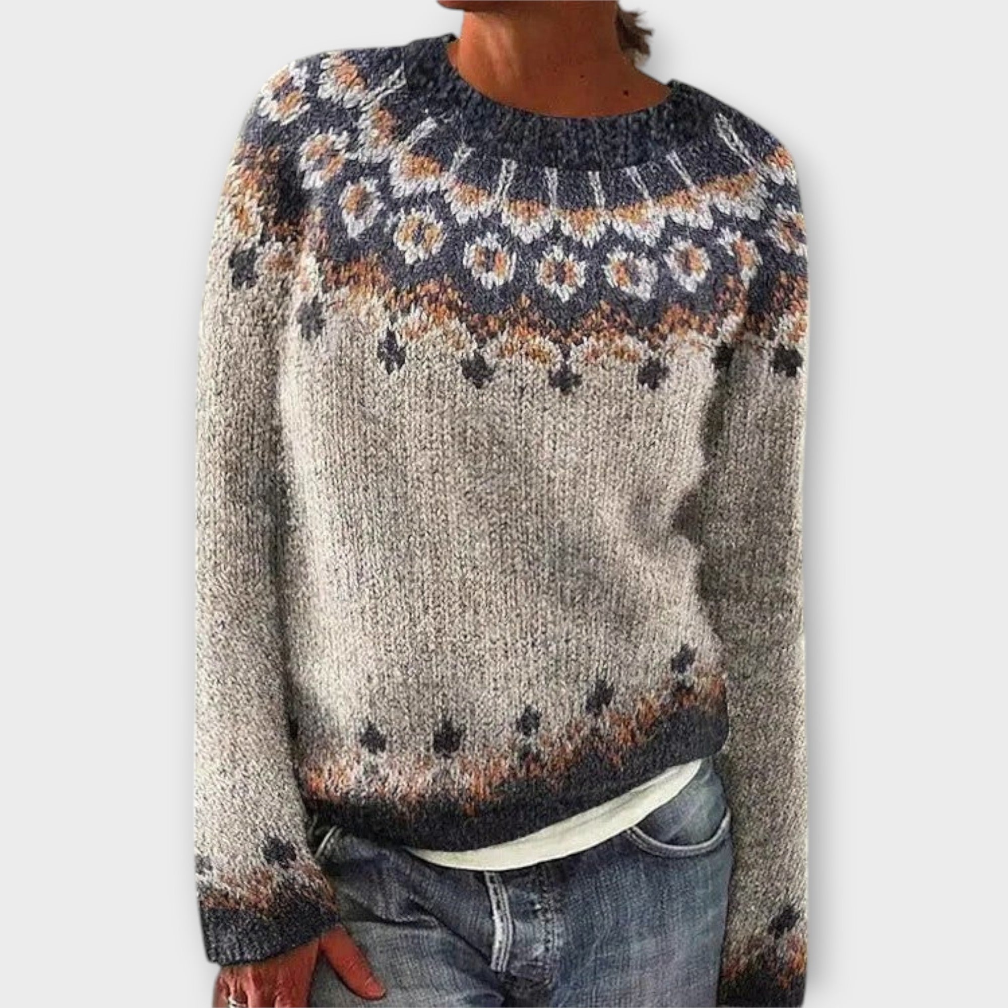 Devyn - Sweter casual i przytulny
