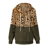 Lea - Bluza Fleece z Wzorem Lamparta