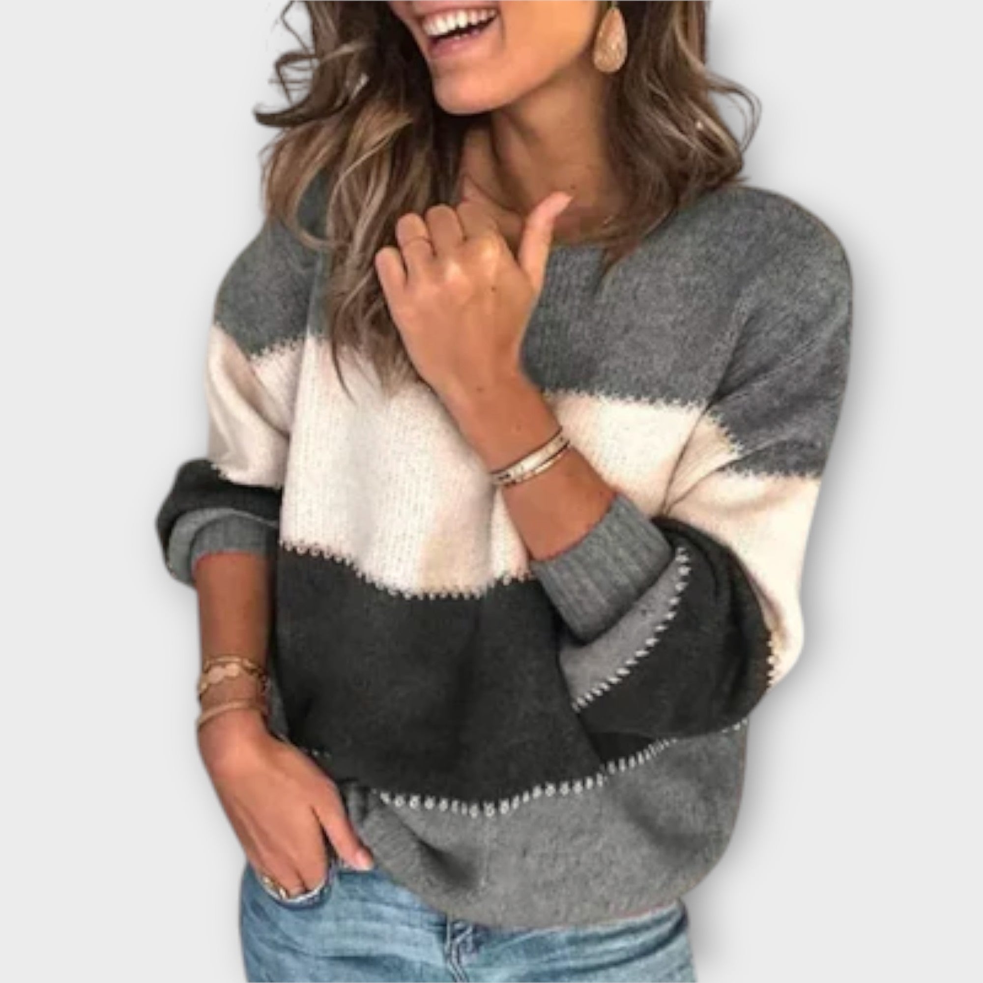 Elisa - Sweter Casual i Wygodny