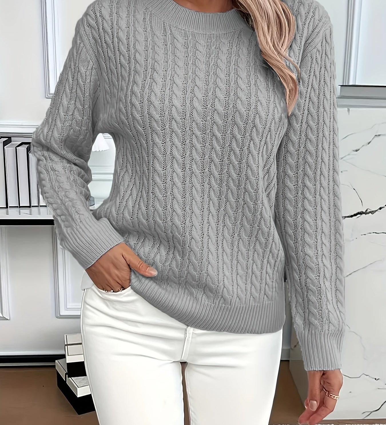 Bernila – Sweter w Warkocze