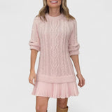 Elora - Sofistykowana sukienka swetrowa