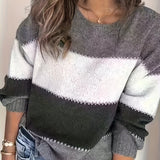Livia - Sweter Color Block