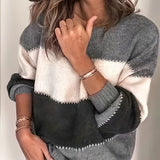 Livia - Sweter Color Block