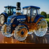 Klasyczna butelka whisky w kształcie traktora New Holland T7