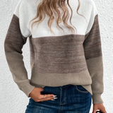 Calista - Elegancki Sweter z Długim Rękawem i Opadającymi Ramionami