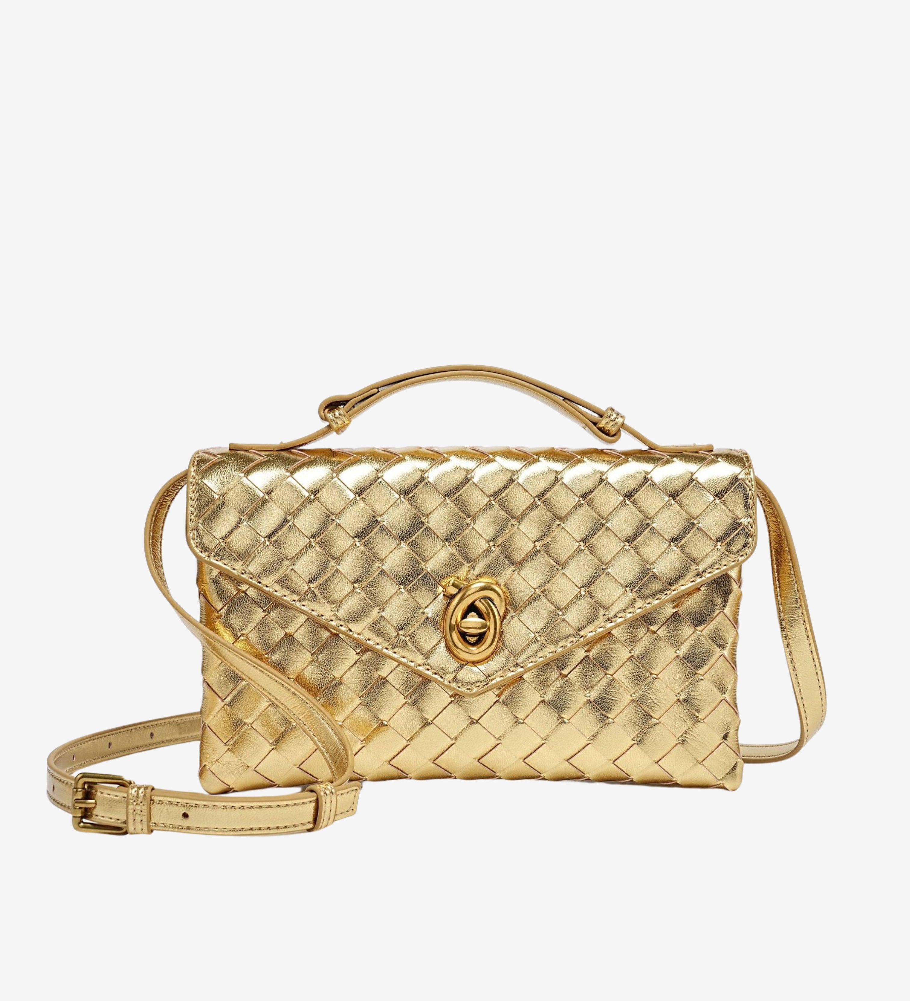 Sofia | Mini Torebka Crossbody z Teksturowanego Materiału