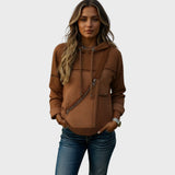 Mila | Sweter z kontrastowym designem