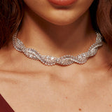 Willa | Naszyjnik Choker w Kształcie Spirali
