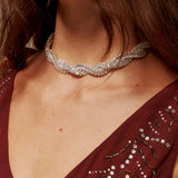 Willa | Naszyjnik Choker w Kształcie Spirali