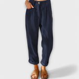 Jana - Nowoczesne spodnie z weluru