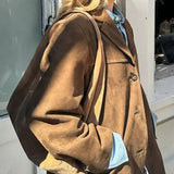 FIORA - Marynarka Blazer z Zamszu