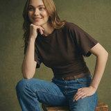 Arden Drape Bawełnka T-shirt
