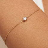 Dalynette | Bransoletka z Kamieniami Moissanite w Złocie 14k