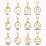 Rosalyette | Naszyjnik z Znakem Zodiaku w Złocie 18k
