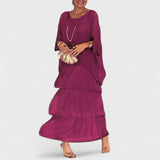 Nora - Elegancka sukienka casual boho z chiffon