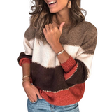 Erika - Wygodny Sweter w Paski
