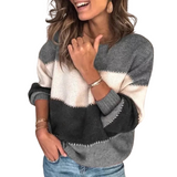Erika - Wygodny Sweter w Paski