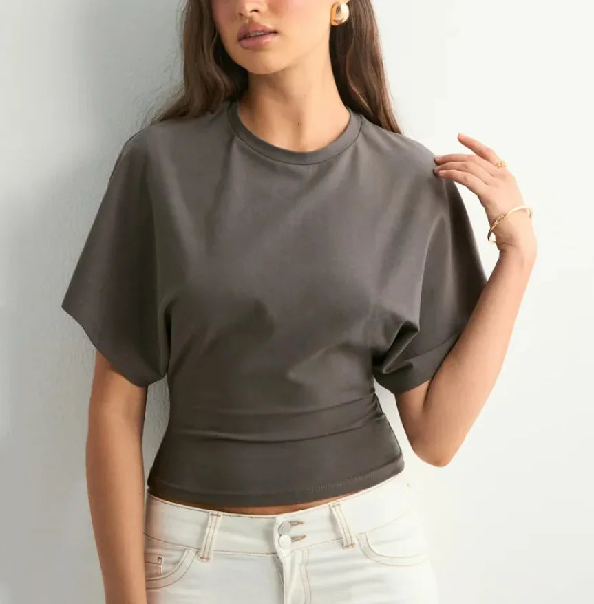 Arden Drape Bawełnka T-shirt