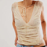 Zielona Lumière Mesh T-shirt