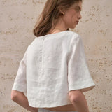 Boxy len crop top