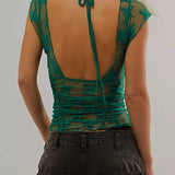 Zielona Lumière Mesh T-shirt