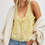 Fiorella Koronkowy Top