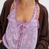 Fiorella Koronkowy Top
