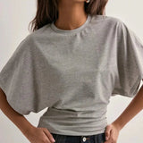 Arden Drape Bawełnka T-shirt