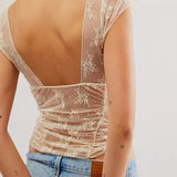 Zielona Lumière Mesh T-shirt