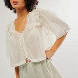Bluzka Marais Ruffle