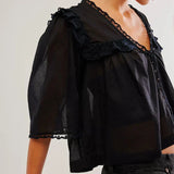 Bluzka Marais Ruffle