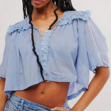 Bluzka Marais Ruffle