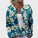 Elegancki sweter bez rękawów z wzorem