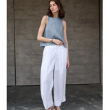 Odwracalna kamizelka z chambray