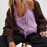 Fiorella Koronkowy Top