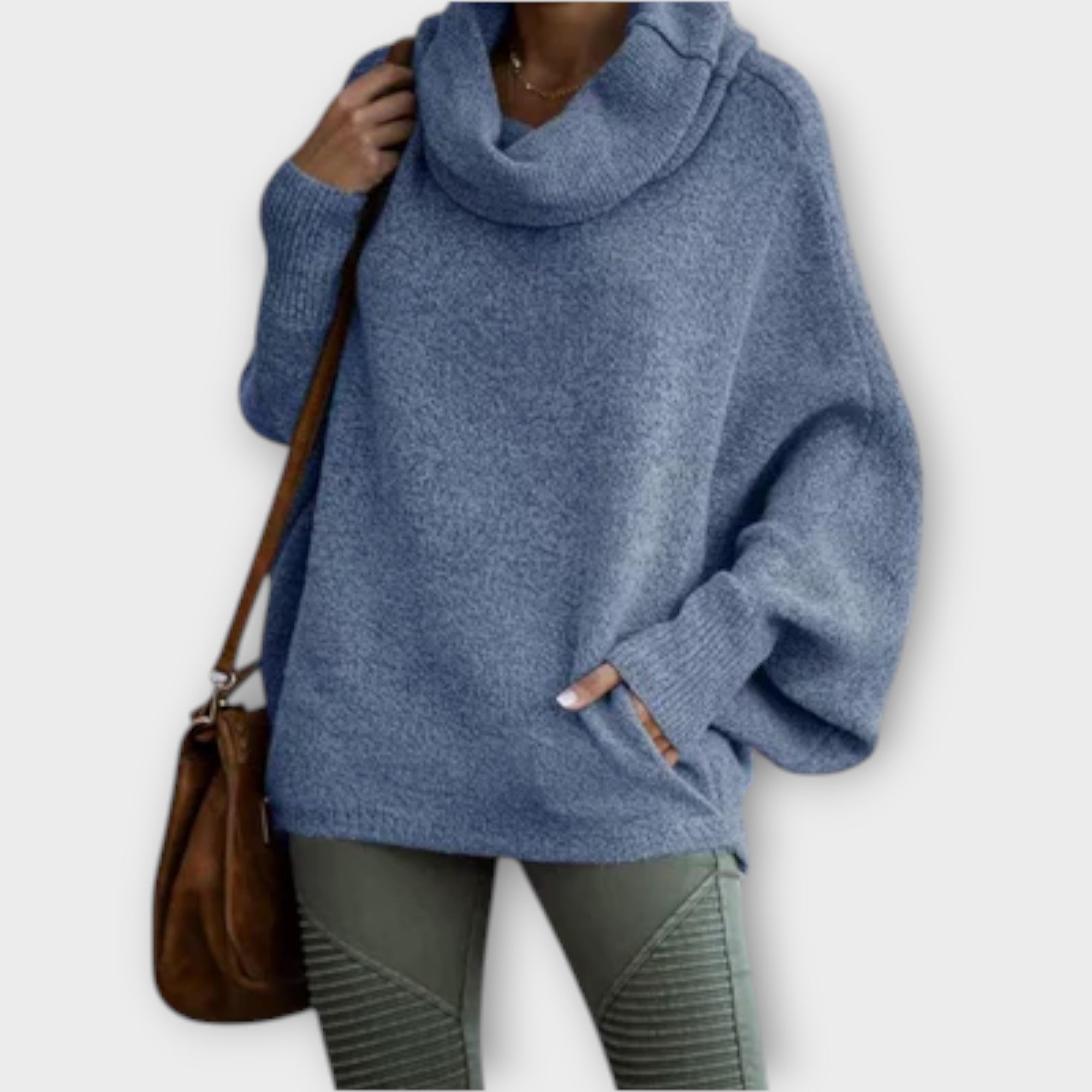 Ulrike - Elegancki Sweter Damski w Serek