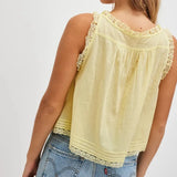 Fiorella Koronkowy Top