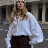 Luźna Koszula Bawełniana