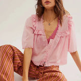 Bluzka Marais Ruffle