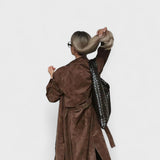 Veronika - Elegancki płaszcz trench z wysokim kołnierzem