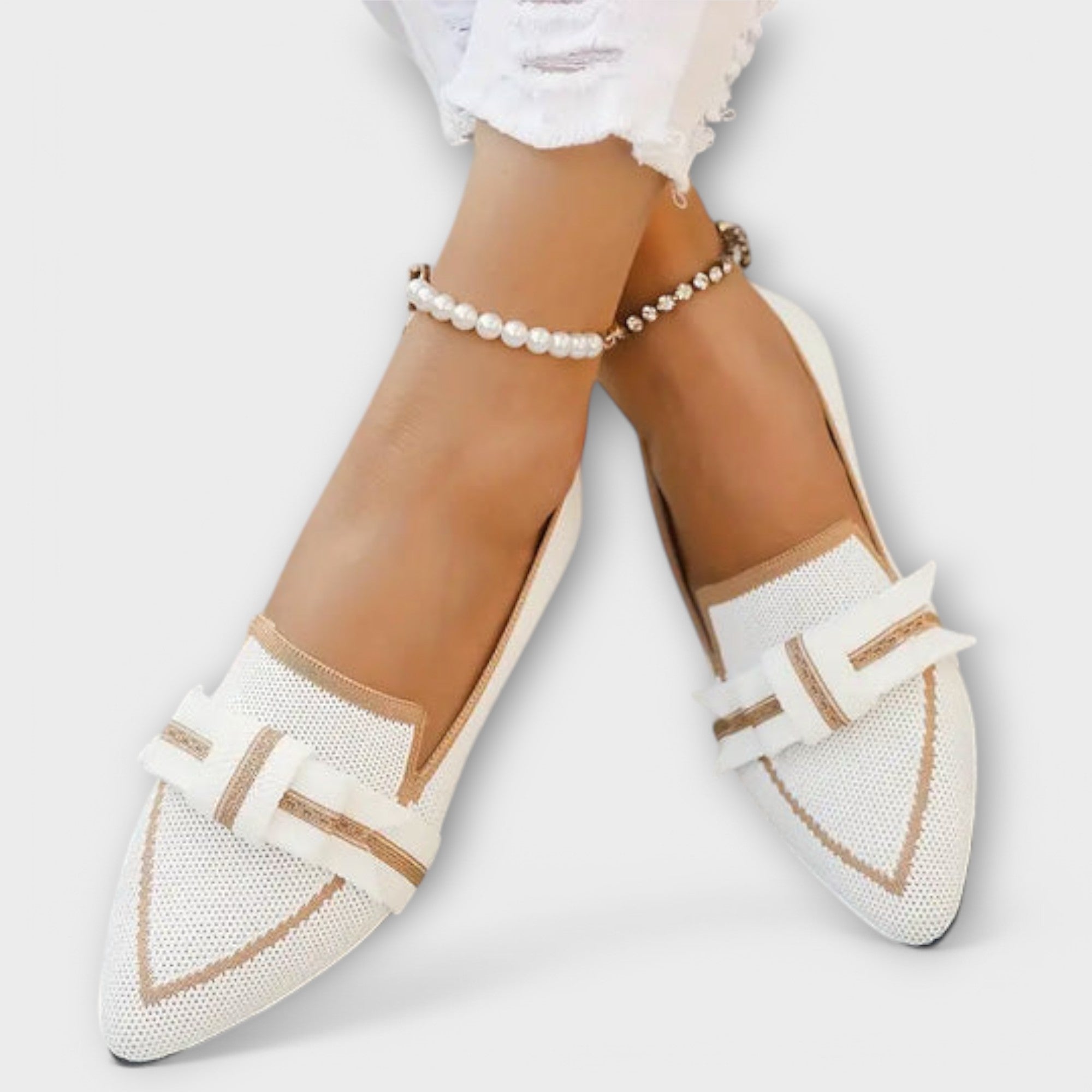 Celia - Plecione buty niskie
