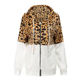Lea - Bluza Fleece z Wzorem Lamparta