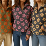 Daisy - Polarowy sweter Fioritura